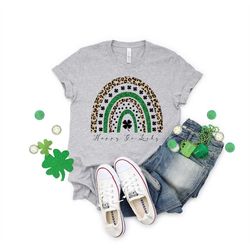 Happy Go Lucky Shirt, St Patrick's Rainbow Shirt, Rainbow Shirt, Clover Shirt, St Patrick's Day Shirt, St Patrick's Day,