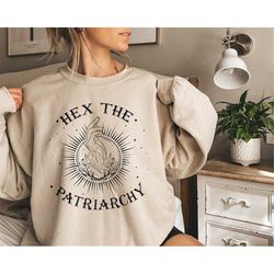 Hex The Patriarchy, Smash The Patriarchy Shirt, Feminist Witch Shirt, Feminist Halloween,Activist Shirt, Witchy Aestheti