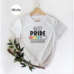 Gay Pride Loading Shirt, Love Is Love, Lgbt Shirt, Lgbt Shirt, Lgbtq T-Shirt, Rainbow Tee, Hurts No One, Lgbt Pride Shir