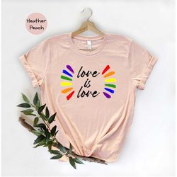 Love is Love Shirt, LGBTQ Shirt, Human Rights Tee, Lesbian Gay Shirt, Rainbow Shirt, Anti-Racism Tee, Pride Month Shirt