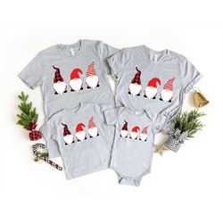 Christmas Gnomes Shirt, Gnome Shirt, Buffalo Plaid Shirt, Christmas with my Gnomies, Christmas Shirt, Christmas Tee, Chr