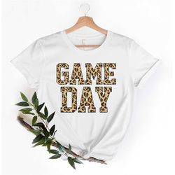 Game Day Cheetah Shirt, Basketball Game Day Shirt, Baseball Game Day Shirt, Football Game Day Shirt, Sports Fan Shirt, S