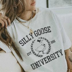Silly Goose University Shirt, Funny Family Shirt, Funny Dad Shirt, Gift for Mom, Gift for Elementary Teacher Shirt, Sill