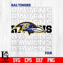 Baltimore Ravens Fan Svg, digital download