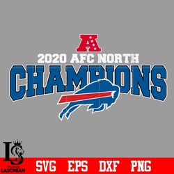Buffalo Bills 2020 AFC North Champions Svg,digital download