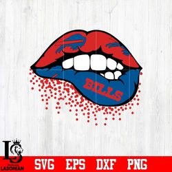 Buffalo Bills lip svg, digital download