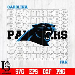 Carolina Panthers Fan Svg, digital download