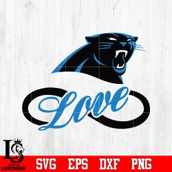 Carolina Panthers Love Svg,digital download