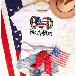 God Bless America Shirt, 4th Of July Shirt, Independence Day Shirt, God Bless America T shirt, Christian Shirts, Freedom