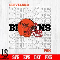 Cleveland Browns Fan Svg, digital download