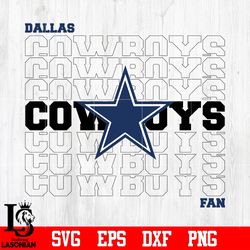 Dallas Cowboys Fan Svg, digital download