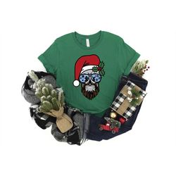 Dad Skull Christmas Shirt, Santa Skull Shirt, Christmas T-shirt, Trendy Christmas T-shirt, Christmas Tee, Christmas Day