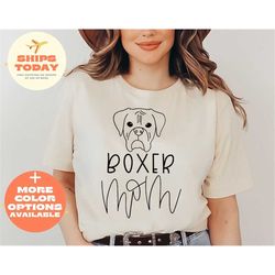 boxer mom shirt, mom gift, boxer gift, boxer dog, dog lover, dog, mothers day, dog mom shirt, boxer shirt, boxer mom gif