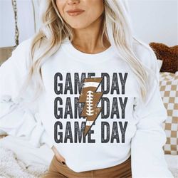 game day shirt for mom, cute football sweatshirt, football shirt for mom, retro football sweatshirt, women's sports shir