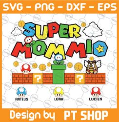 Personalization Name Super Mommio Png, Matching Super Daddio Kiddo Png, Super Daddio Png, Super Kiddo Png, Mother's Day