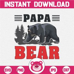 Papa Bear SVG, Daddy SVG, Dad To Be svg, Daddy svg  Design, Bear Papa svg, Dad svg Sayings, Fathers Day svg