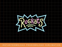Nickelodeon Rugrats Neon Logo png, sublimate, digital print