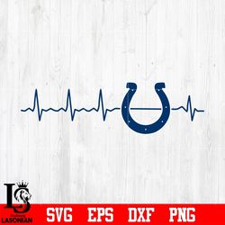 Indianapolis Colts Beat Heart svg,digital download