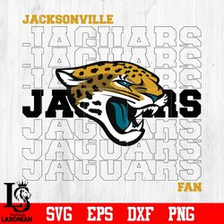 Jacksonville Jaguars Fan svg, digital download
