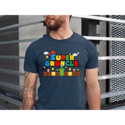 Super Gruncle Shirt, Funny Uncle Tshirt, Father's Day Shirt, Gamer Gruncle Shirt, Fathers Day Gift, Funny Gruncle Shirt,