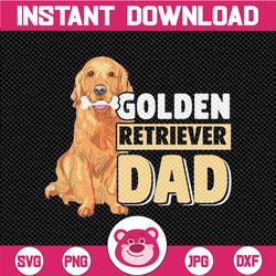 Retrieving Png, Golden Retriever Design, Dog Mom Png, Dog Dad Png, Dog Owner Png, Sublimation Design Fathers day