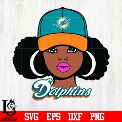 Miami Dolphins Girl svg, digital download