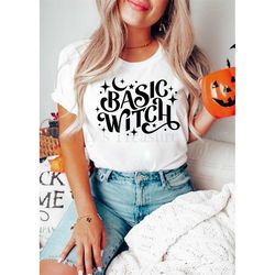 Basic Witch Shirt Halloween Shirt Witch Shirt Witch Clothes Witchy Aesthetic Salem Witch Shirt Women's Witch Cute Hallow