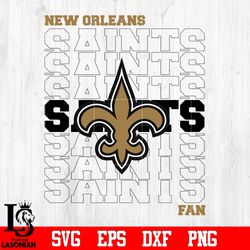 New Orleans Saints Fan svg, digital download