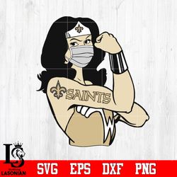 New Orleans Saints Wonder Woman Svg, digital download