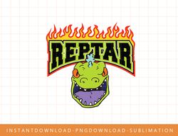 Reptar Fire Text With Reptars Head png, sublimate, digital print
