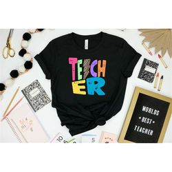 Teacher Leopard Lightning Bolt Shirt, Teacher Shirts, Teacher Gifts, Teach Shirt, Leopard Teacher Tee, Teacher Appreciat