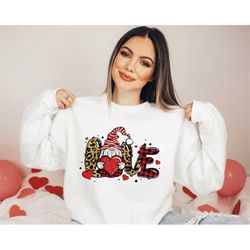 Valentine Gnome Shirt, Love Gnome Shirt, Valentines Day Shirt, Valentine's Shirt, Couple Shirt, Gifts for Valentines Day