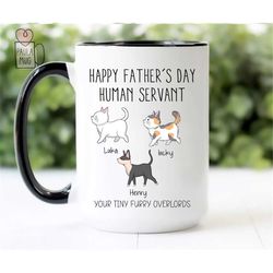 Custom Cat Dad Mug, Cat Dad Gift, Funny Cat Mug, Fathers Day Gift for Cat Daddy, Custom Cat Gift, Dad Birthday Gift, Cat