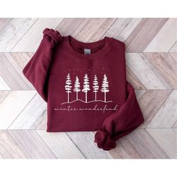 Winter Wonderland Shirt, Happy Winter Shirt, Winter Shirt, Holiday Trees Shirt, Holiday Shirt, Cute Winter Shirt, Wonder