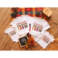 Cousin Crew Turkey Shirts, Cousin Crew Thanksgiving Shirts, Thanksgiving Shirt, Thanksgiving Kids Shirts, Cousin Crew, T