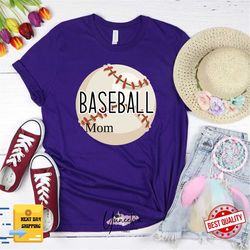 baseball mom shirt, baseball t-shirt, baseball shirt for women, sports mom shirt, mothers day gift, baseball mom shirt,