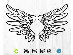 wings little baby angel svg, angel wings vector file, angel wings svg, wings svg, angel wings png, angel wings cut file