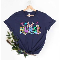 Nurse Easter Shirt,Cute Easter Nurse Shirt,Nurse Bunny Shirt,Easter Gift For Nurse,Funny Easter Nursing Tee,Easter Day T