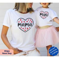 Mama Mini Matching Set, Baby Shower Gift, Mama T shirt, Mini Onesie, Mini Toddler, Mini Youth, New Mom Gift Idea, Baby a