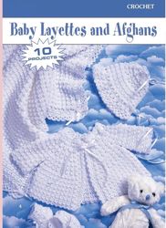 10 projects Layettes And Afghans for Baby Crochet pattern - Vintage patterns PDF Instant download