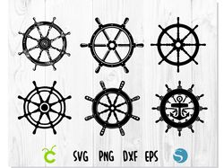 Ship steering wheel SVG Bundle | sailor ship steering wheel svg, marine steering wheel png,  ship steering wheel vector