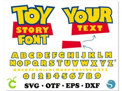Toy Story DIY Personalize | Toy Story Font SVG, Toy Story Font Cricut, Toy Story letters SVG, Toy Story shirt SVG