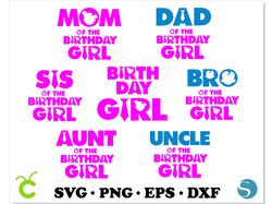 Birthday Girl Boss Baby SVG Family Bundle, Boss Baby Birthday Girl SVG, Birthday Baby Girl t shirt Svg