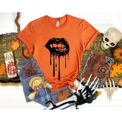 Vampire Lips Shirt, Halloween Shirt, Halloween Shirt for Woman, Funny Halloween Shirt, Halloween Party, Lips Shirt, Vamp