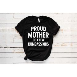 Proud Mom T-Shirt, Proud Mother Shirt, Proud Mother of a Few Dumbass Kids, Mothers Day Shirt, Mothers Day Gift, Mom Shir