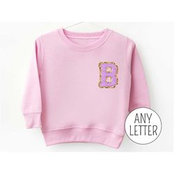 custom embroidered sweatshirt, toddler girl gift ideas, personalized crewneck pullover baby girls, toddler sweatshirts p