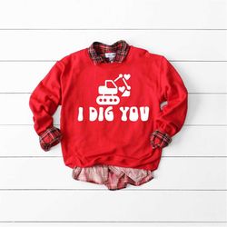 Funny Boys Valentines Shirt, Baby Boy Valenetines Day Outfit, Toddler Boy Valentines Sweatshirt, Trendy Kids Crewneck