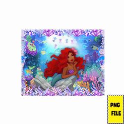 Little Mermaid Clipart, Little Mermaid PNG Instant Download, Ariel PNG, Princess shirt, Little Mermaid Birthday png