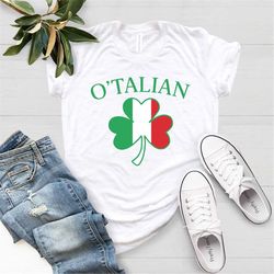 Italian Irish Men's Shirt, St. Patricks Day Shirt, Italy Flag Colors Shirt, Shirt, Saint Patty Shirt, Happy Saint Patty