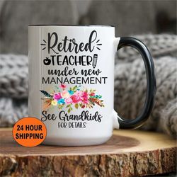teacher retirement gift, teacher retirement mug, personalized teacher gift, teacher retirement, retirement gift for wome